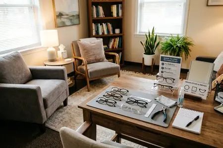 Eyeglass frame selection visualization